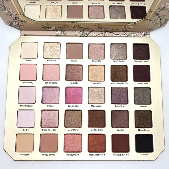 Too Faced Natural Love Eyeshadow Palette 30 Neutral Shades-Matte Shimmer Sparkle - Picture 4 of 12